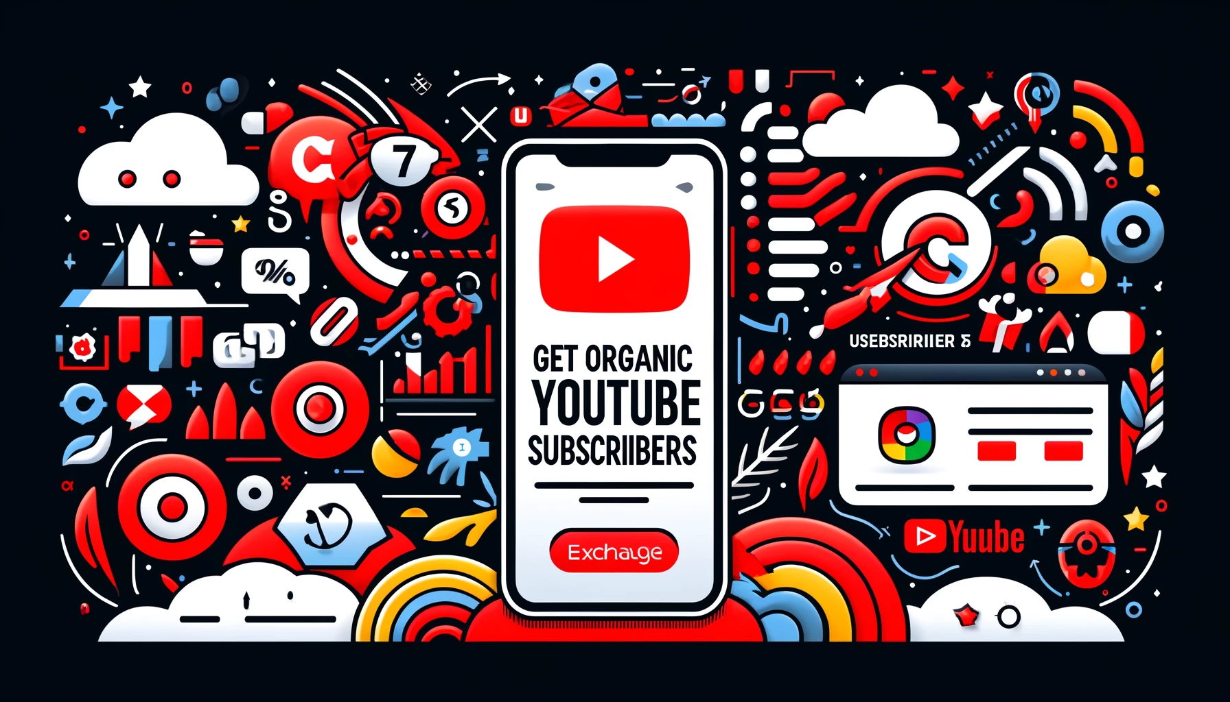 Organic YouTube Subscribers Using ExchangeApp